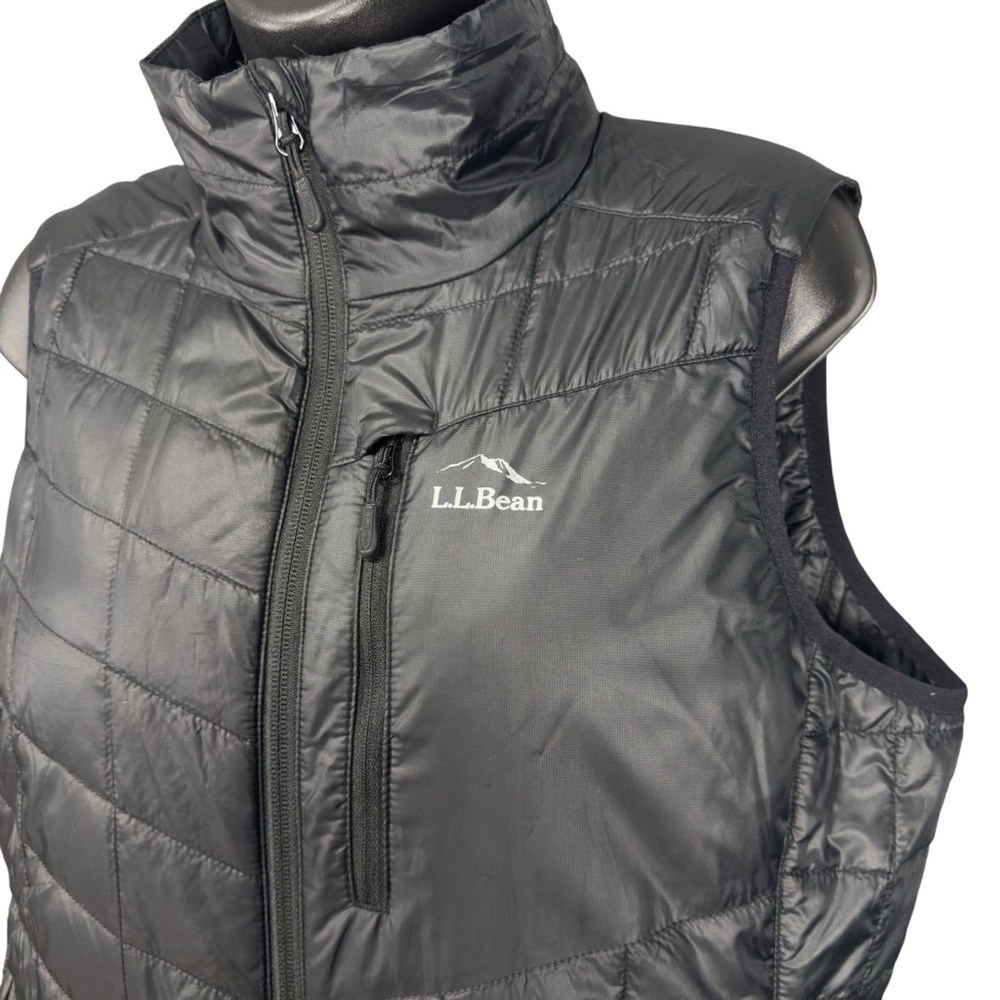 L.L. Bean Women's Black Quilted Lightweight Insulated Vest - Picture 2 of 10